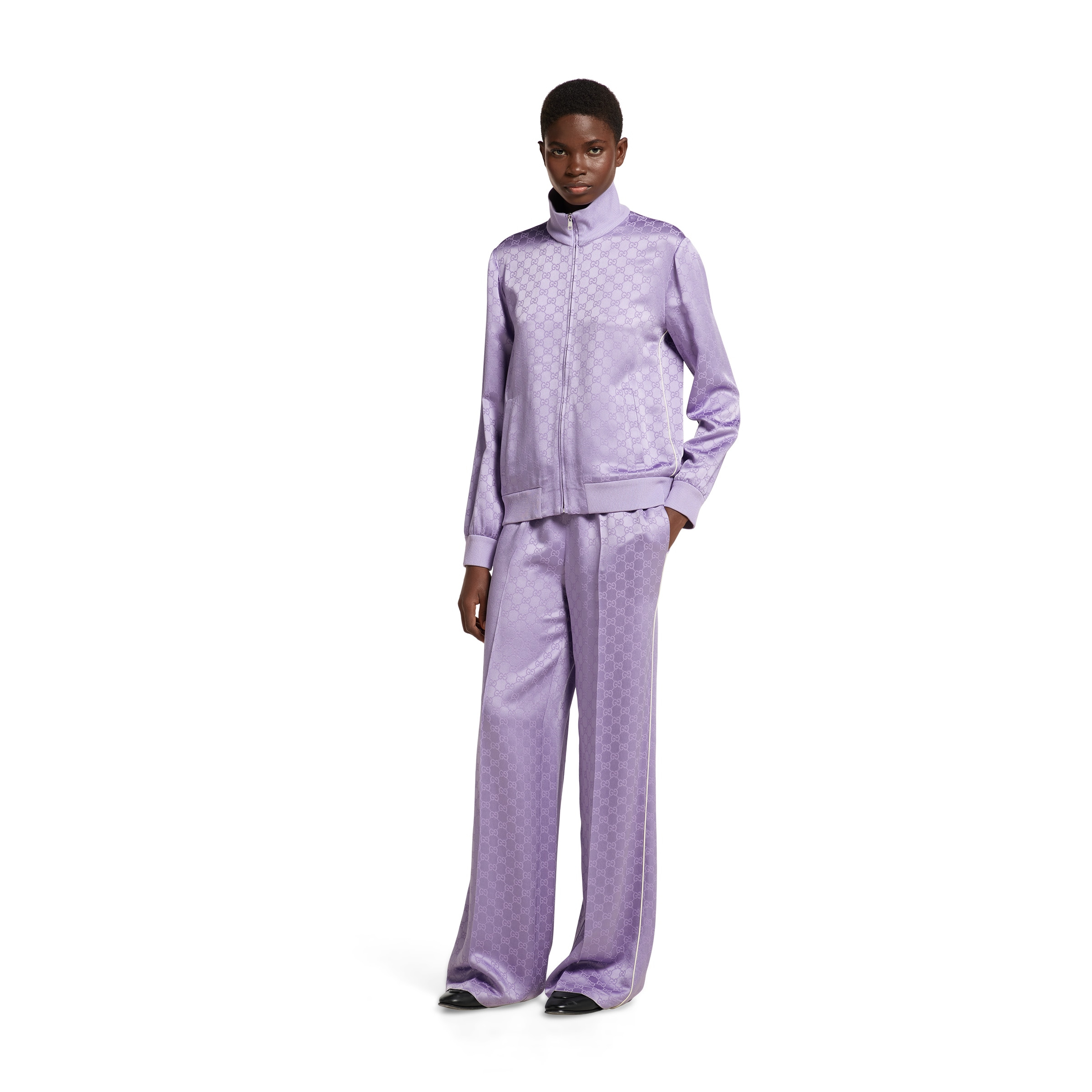 GG jacquard pants - 2