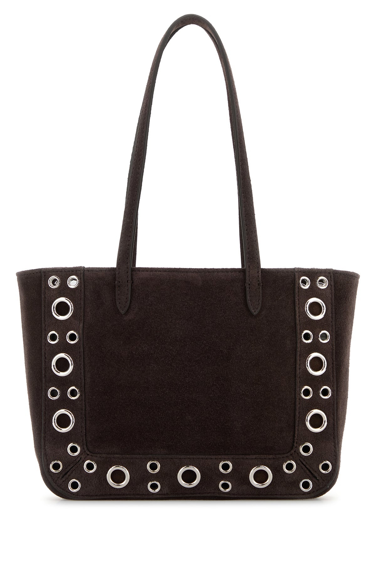 Brown suede Nellcôte shoulder bag - 3