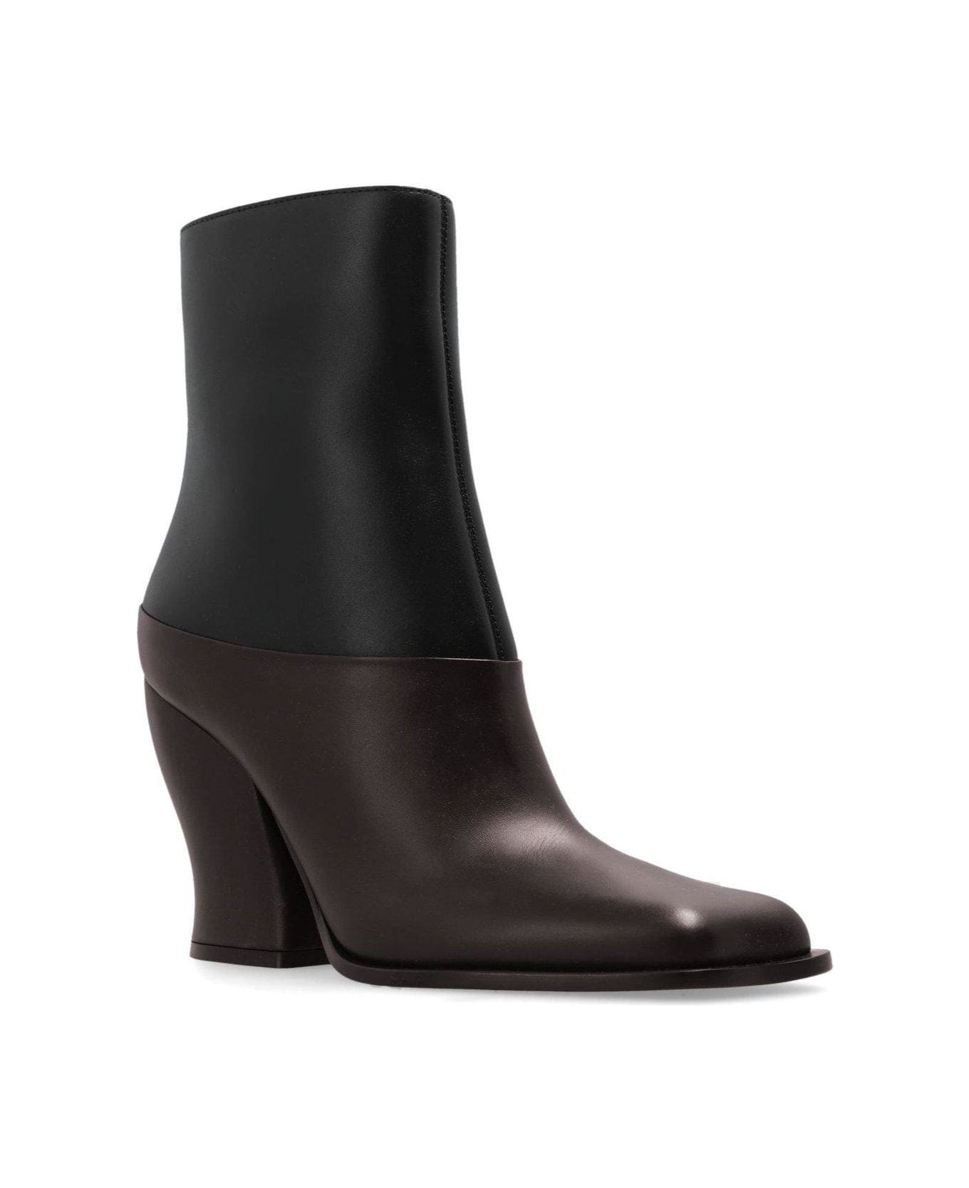 Onda Two-toned Heeled Boots - 2