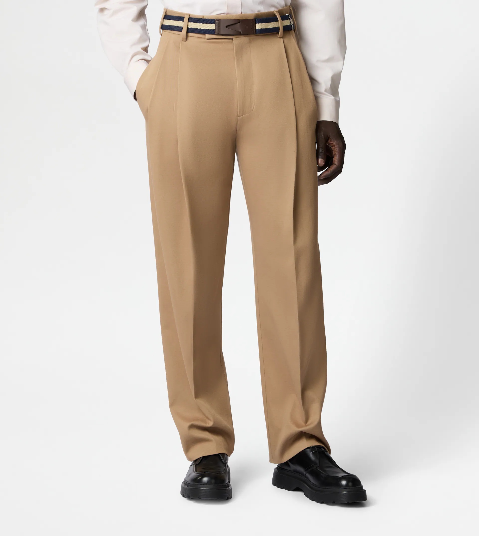CLASSIC PANTS IN WOOL - BEIGE - 4