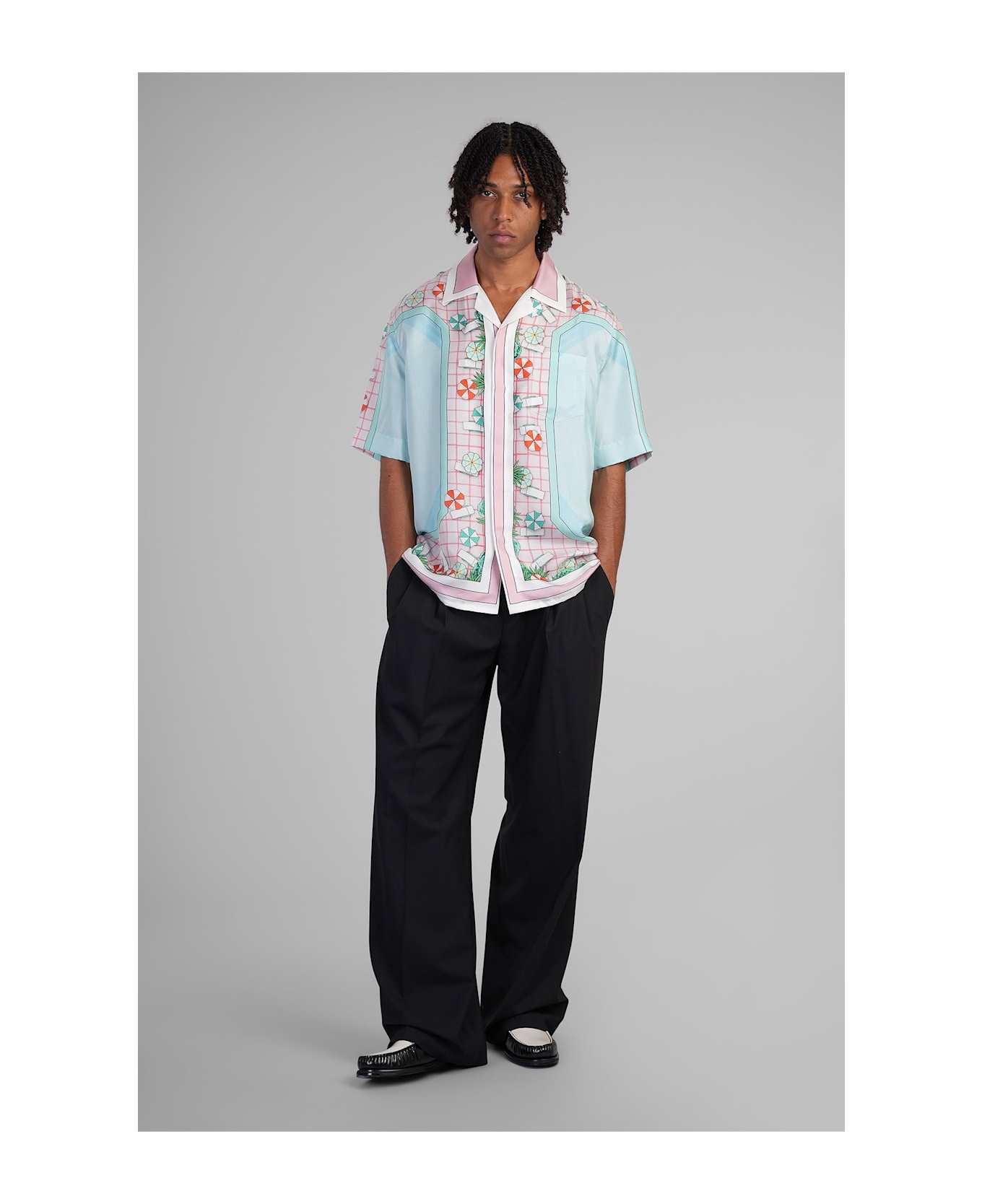 Shirt In Multicolor Silk - 2