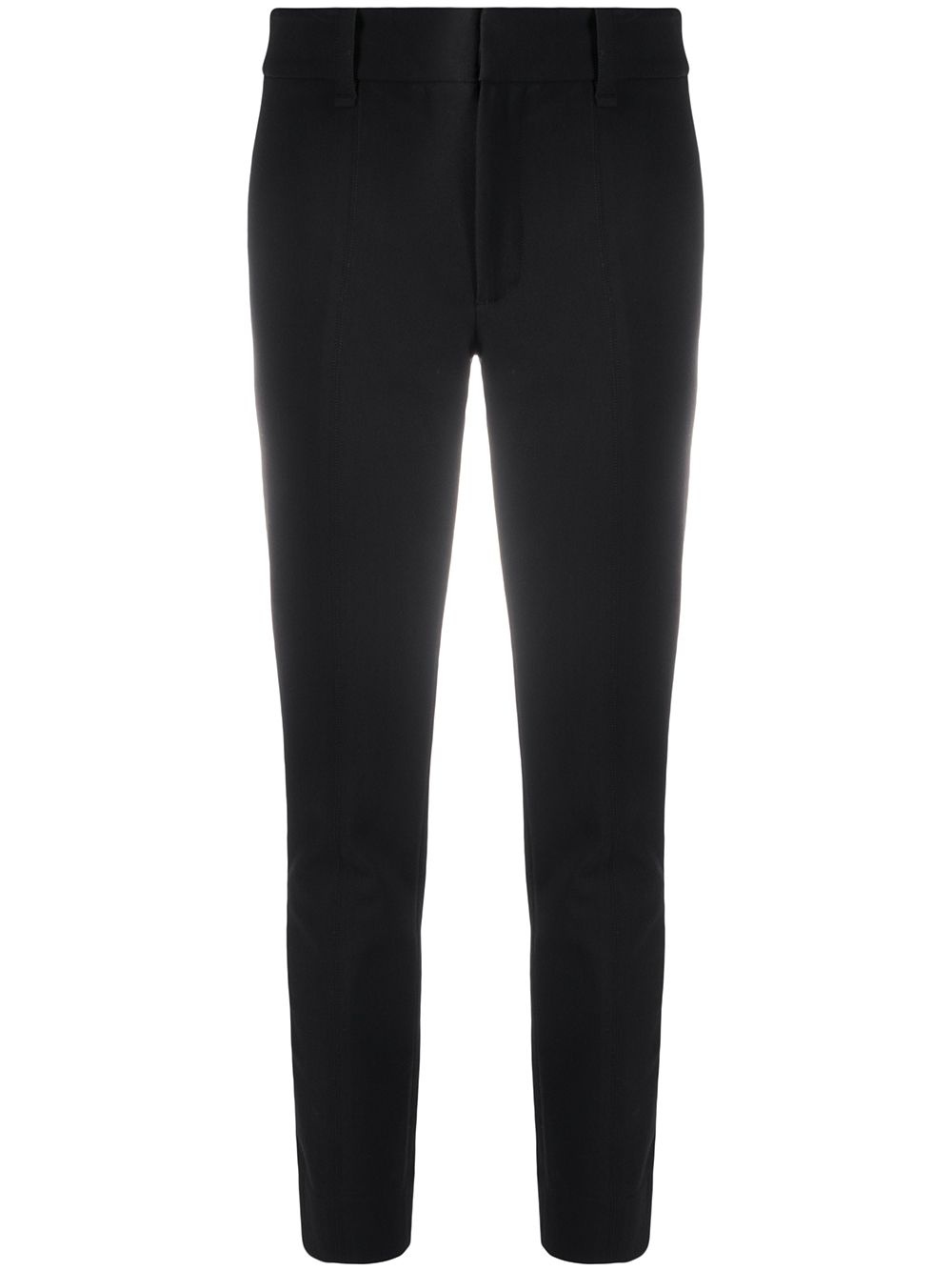 high-rise cropped skinny trousers - 1