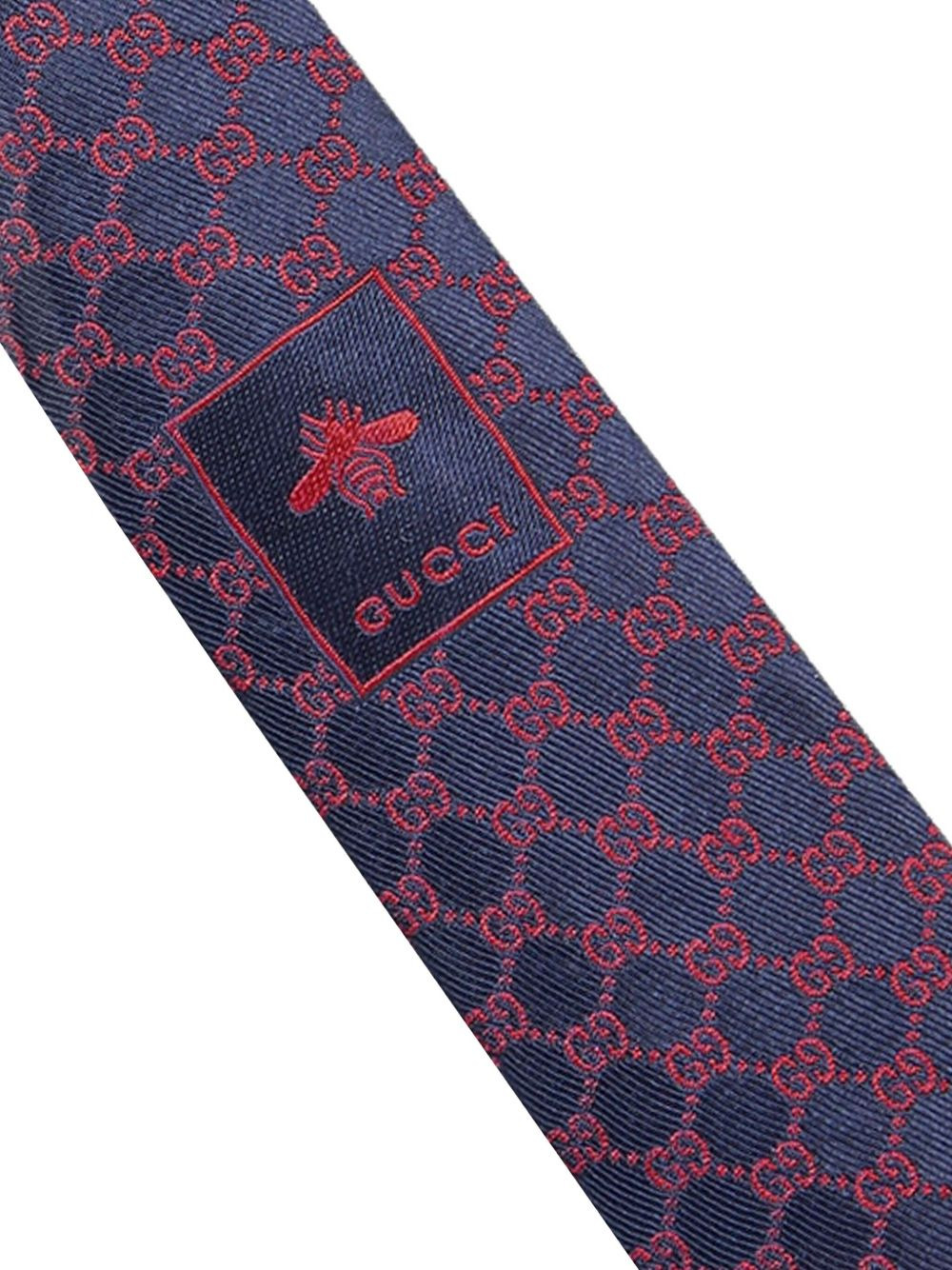 GG silk jacquard tie - 3