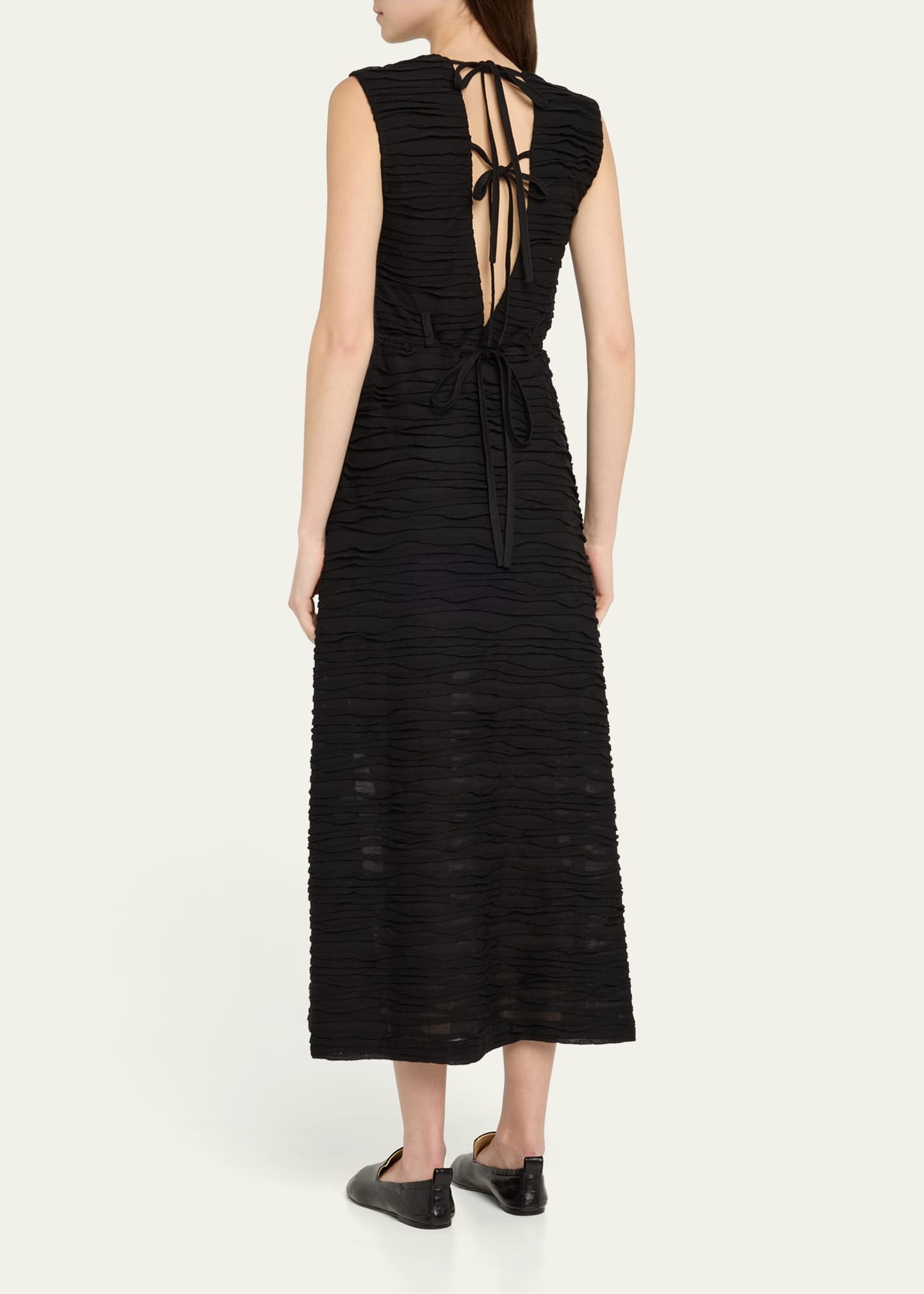 Laura Textured Cotton Dress - 3