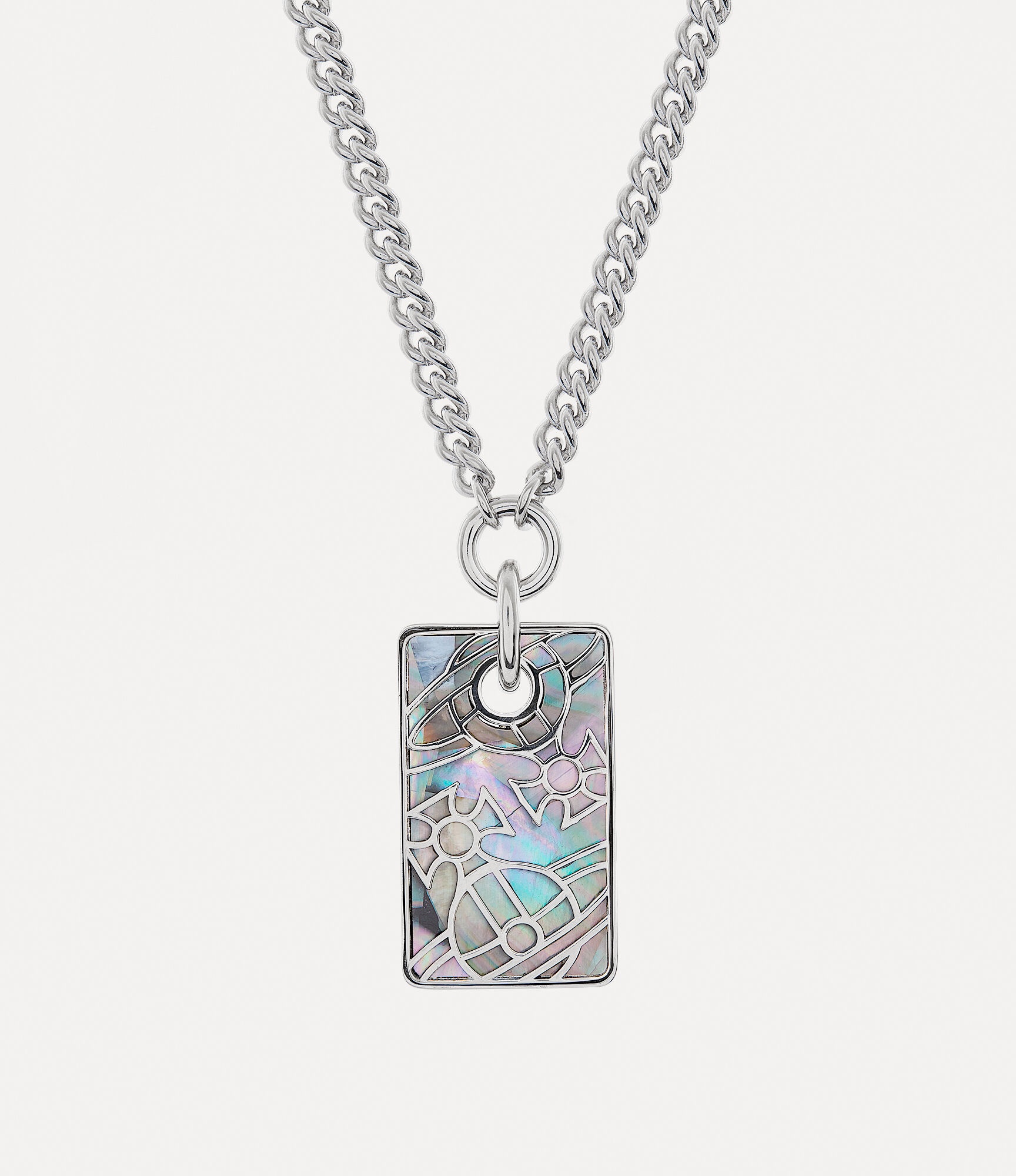 MAN. LEON TAG PENDANT NECKLACE - 2
