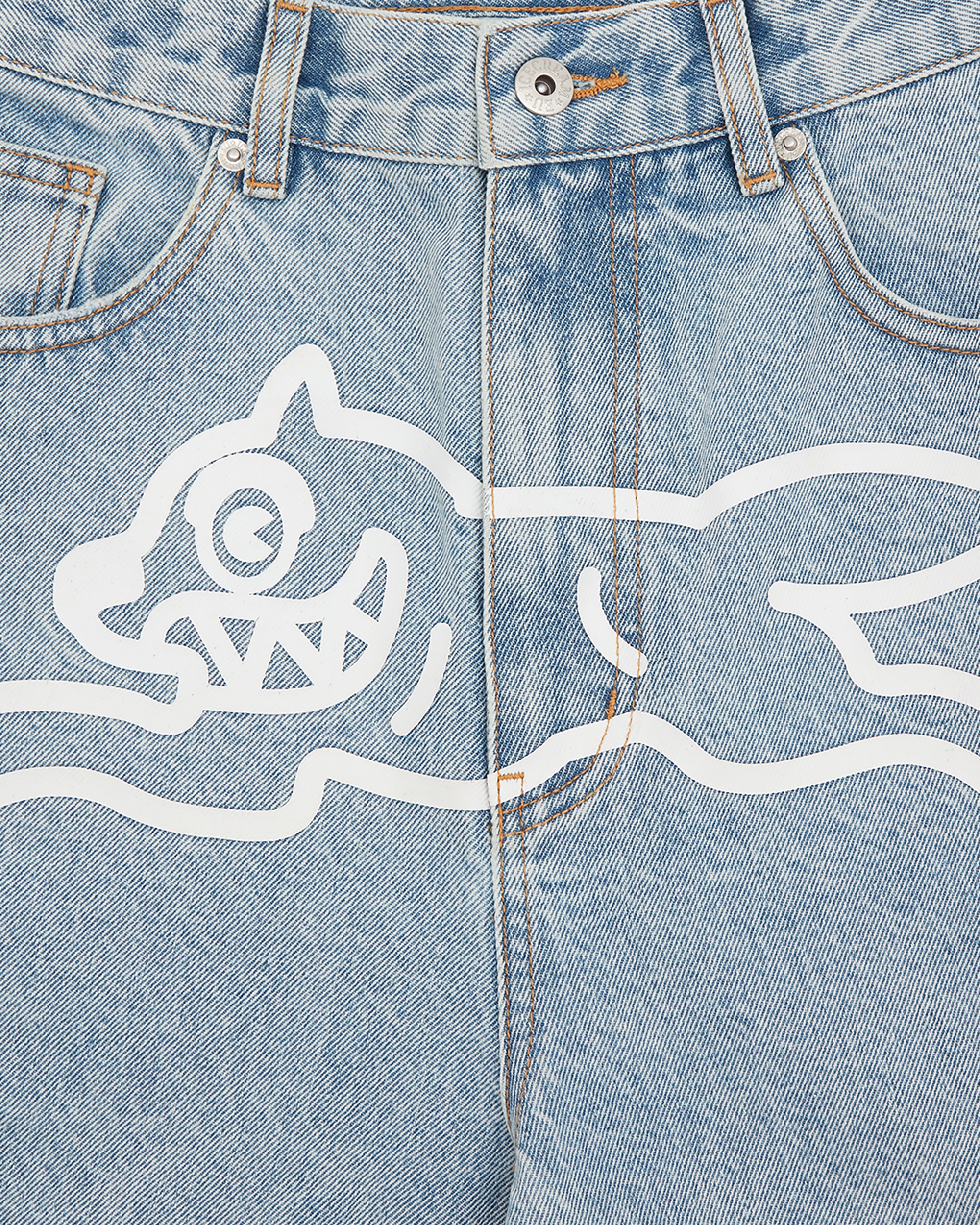 RUNNING DOG DENIM SHORTS - 4