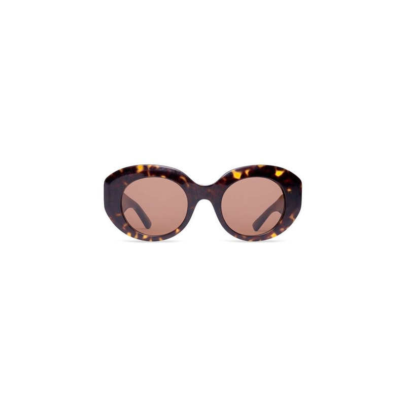 Women's Rive Gauche Round Sunglasses in Havana 1