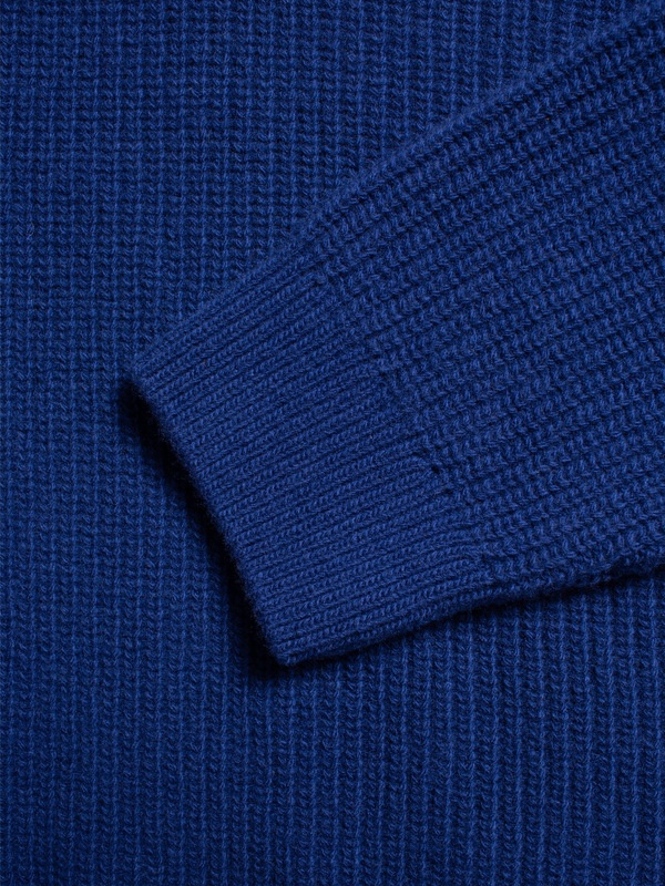 August Zip Sweater Royal Blue - 5