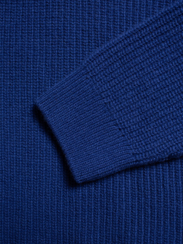 August Zip Sweater Royal Blue - 5