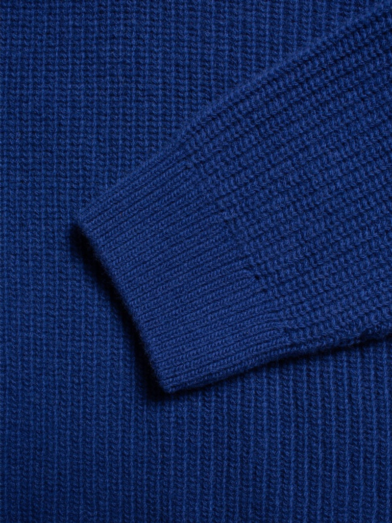 August Zip Sweater Royal Blue 5