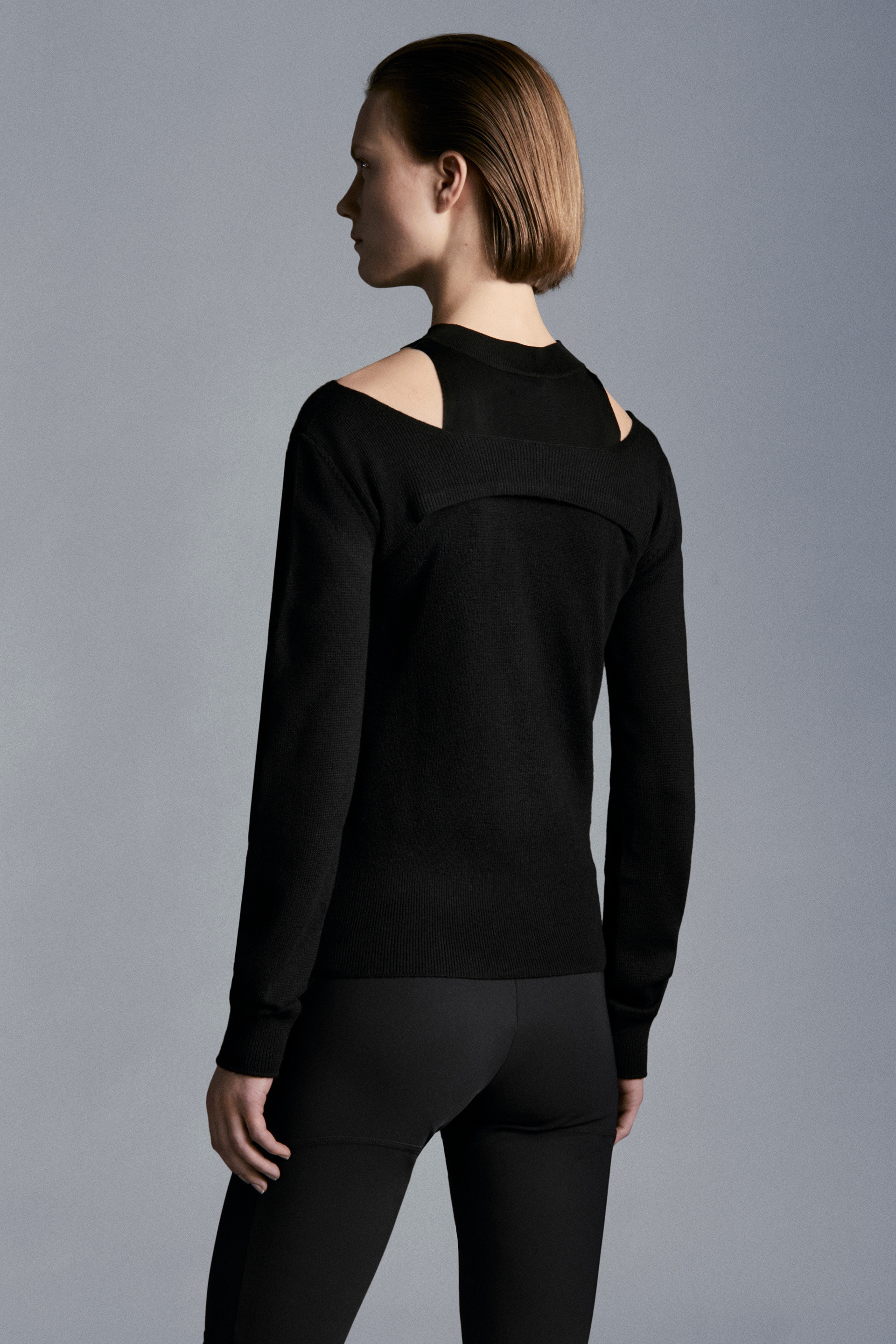 Graphic Neckline Sweater - 6