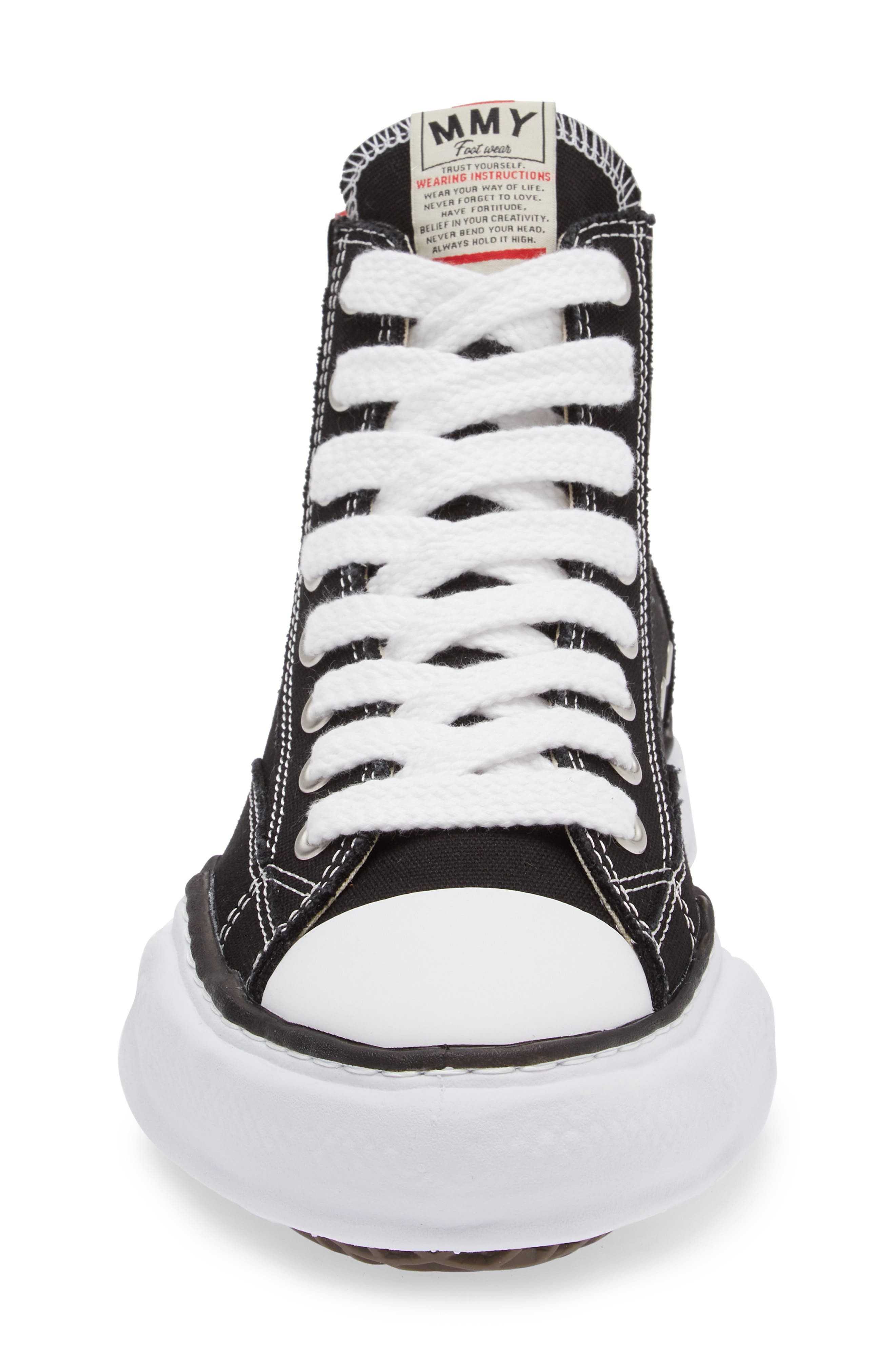Maison MIHARA YASUHIRO Peterson High Top Sneaker in Black at Nordstrom - 4