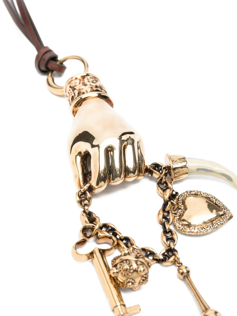 Chloé hand charm leather strap bag accessories outlook
