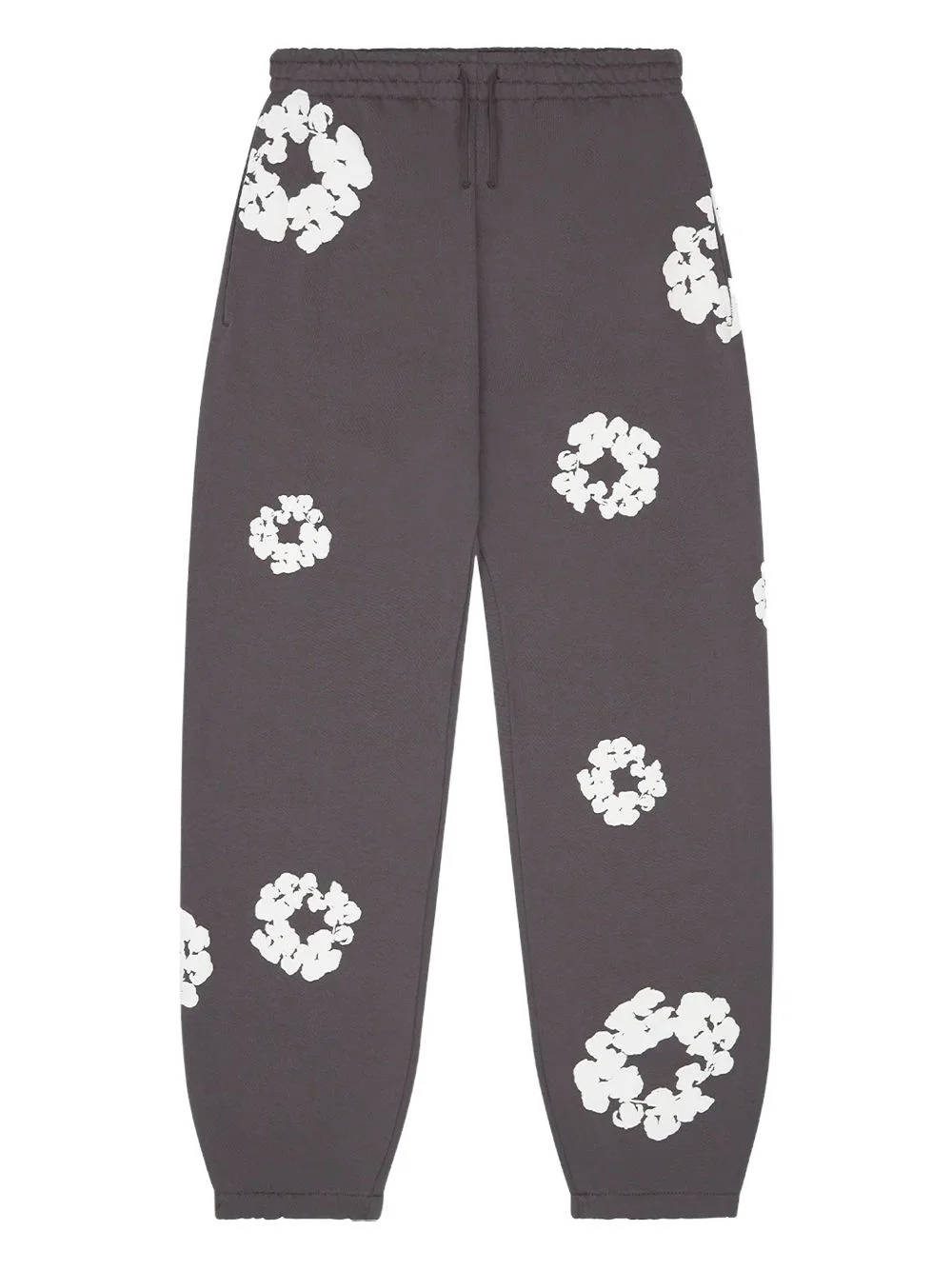 Cotton Wreath drawstring track pants - 1