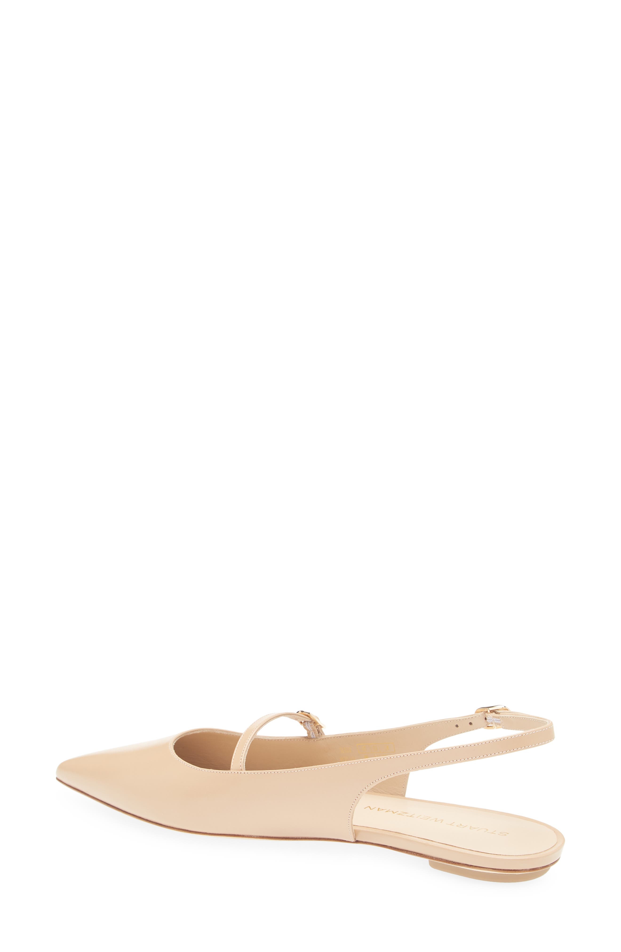 Stuart Weitzman Emilia Mary Jane Slingback Flat in Adobe Smooth Calf at Nordstrom - 2