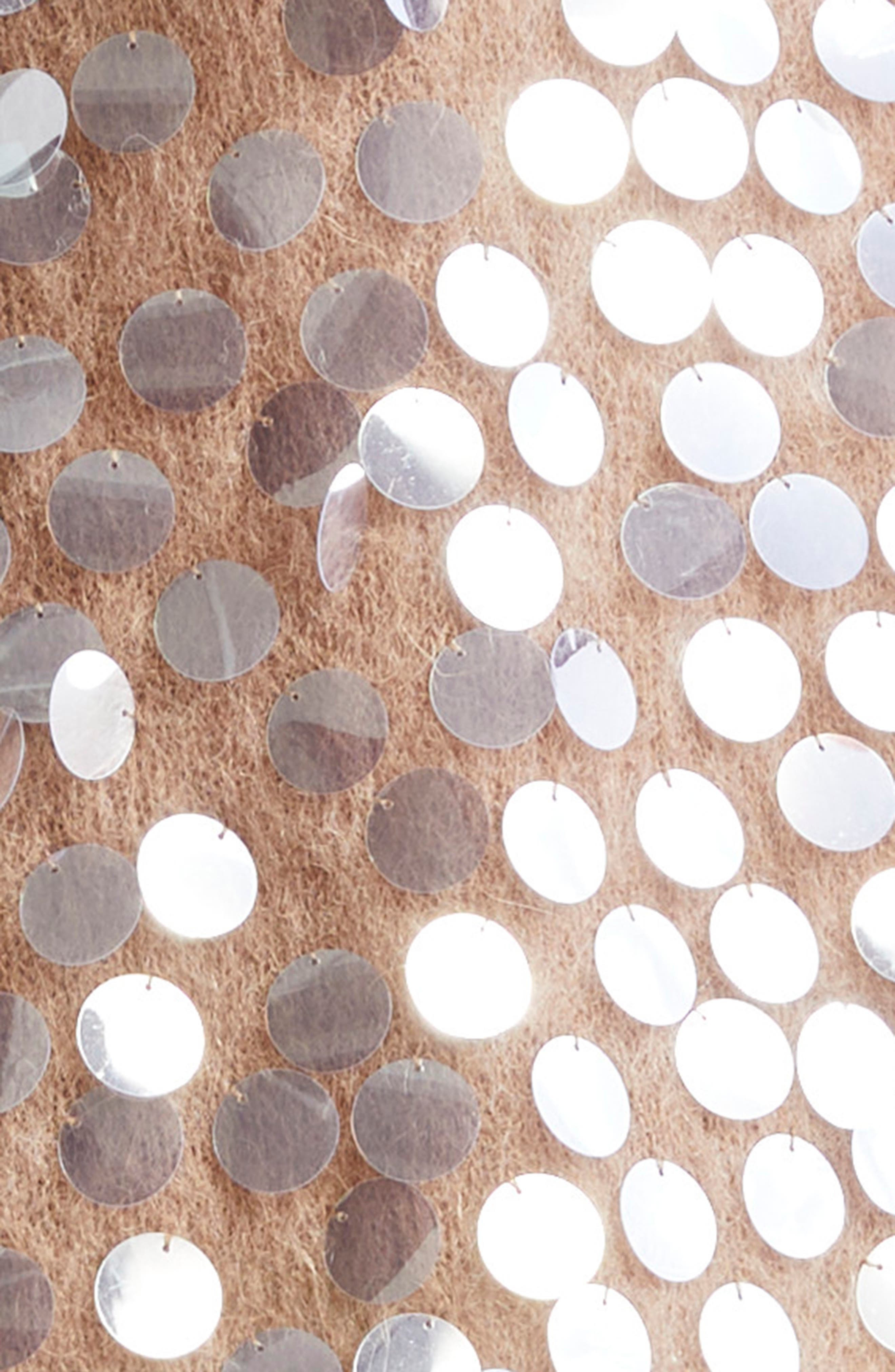 ZANKOV Adora Paillette Embellished Mohair & Alpaca Blend Cardigan in Camel at Nordstrom - 7