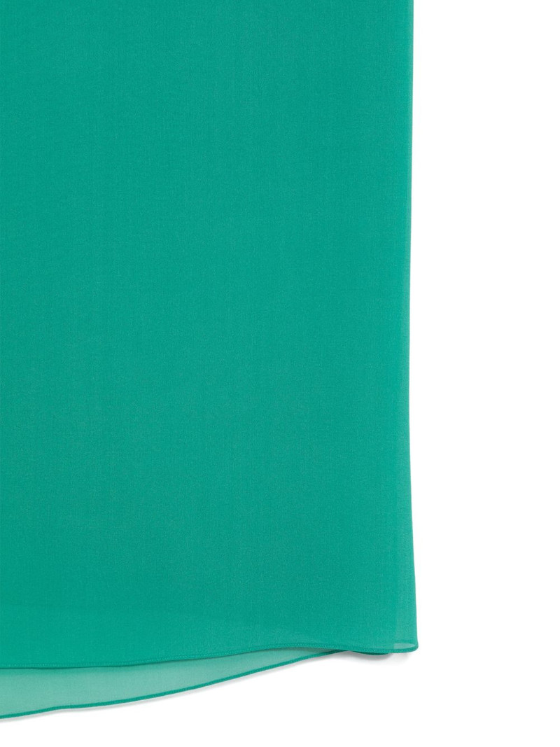 Max Mara green silk scarf outlook
