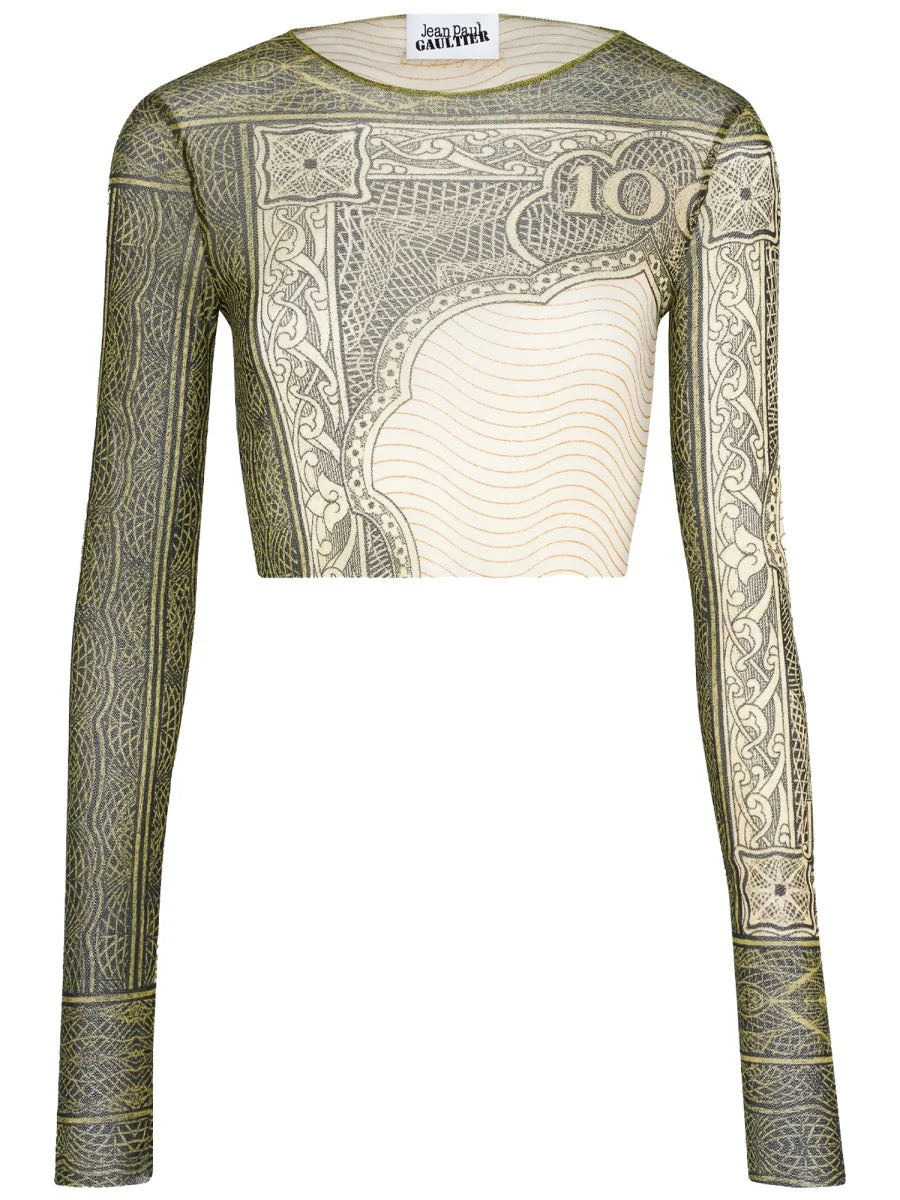 Jean Paul Gaultier Women Top With "Cartouche" Print - 1