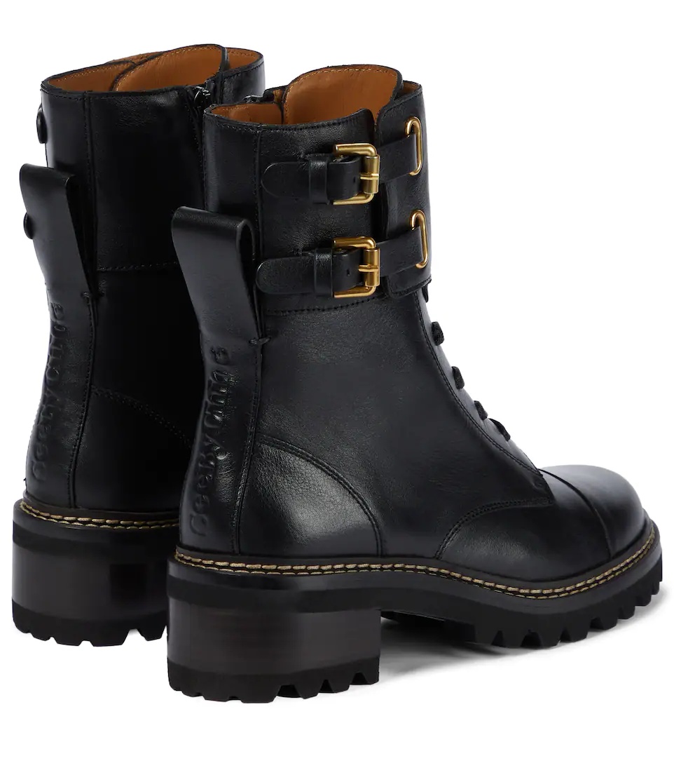 Mallory leather ankle boots - 3