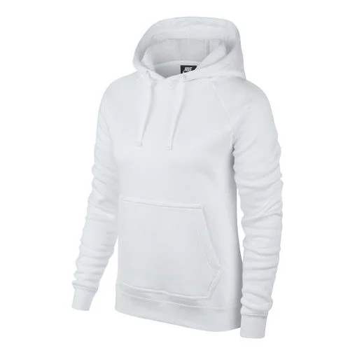 (WMNS) Nike SPORTSWEAR Fleece Pullover 'White' BV7480-100 - 1