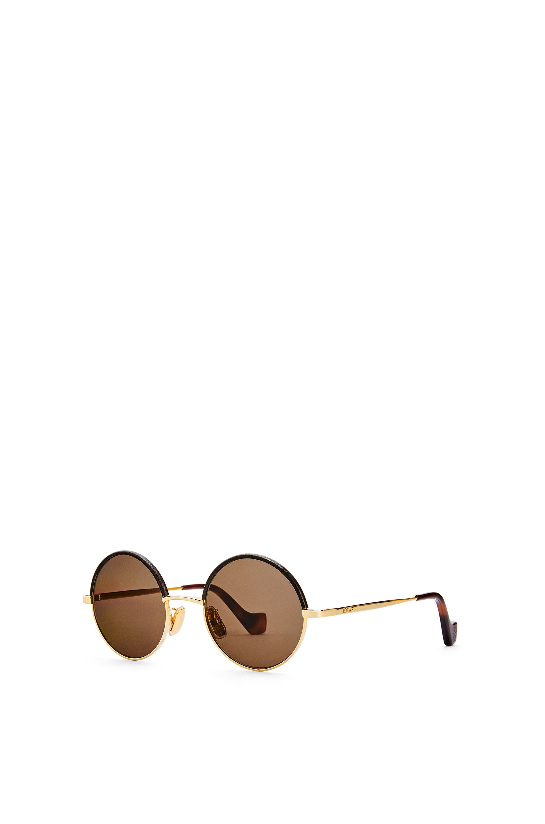 Small round sunglasses in metal - 2