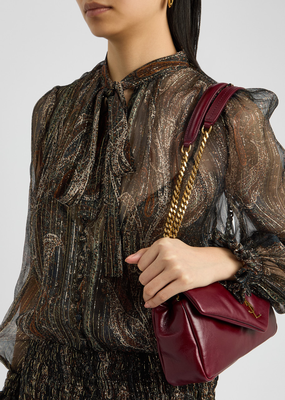 Saint Laurent Paisley-print Silk-blend Chiffon Maxi Dress - 5