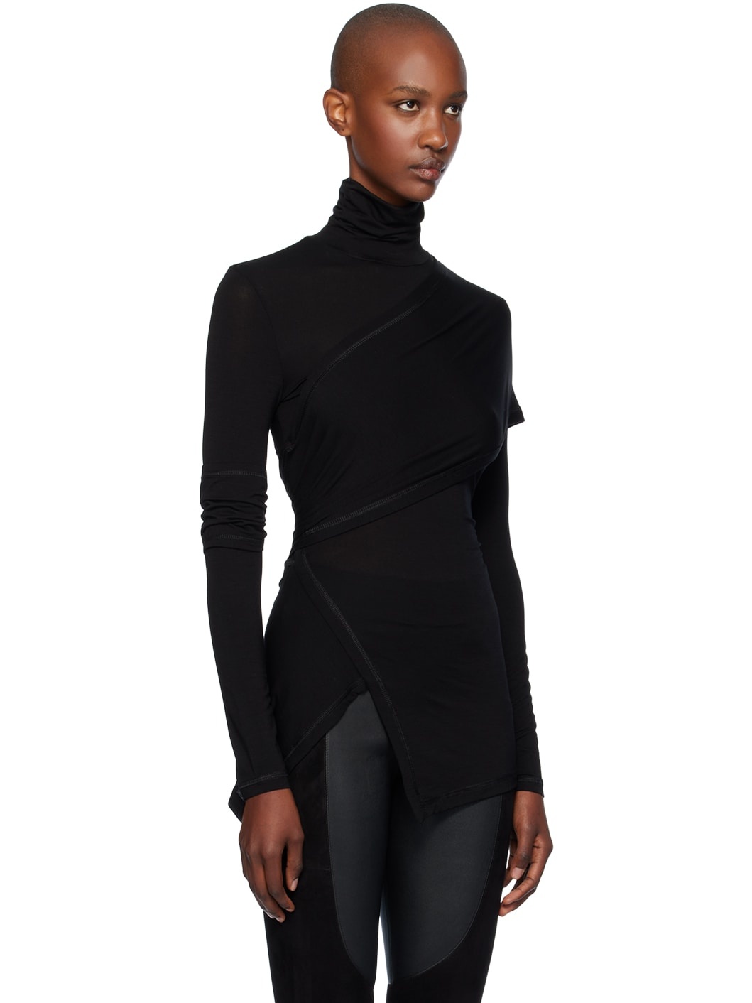 Black Protection Turtleneck - 2
