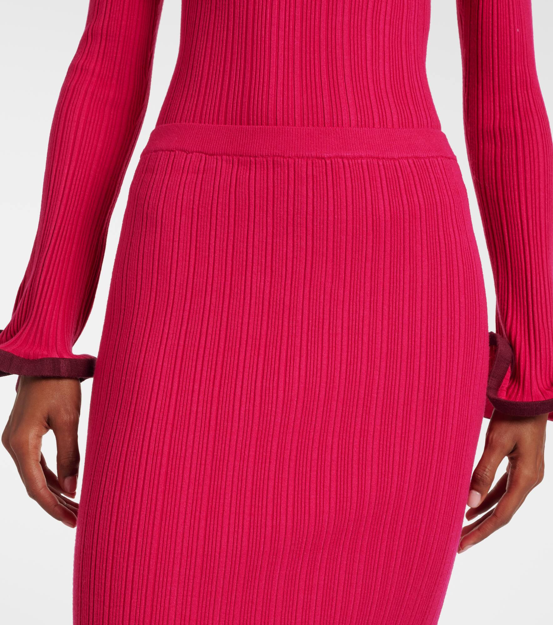 Millie ruffled midi skirt - 4