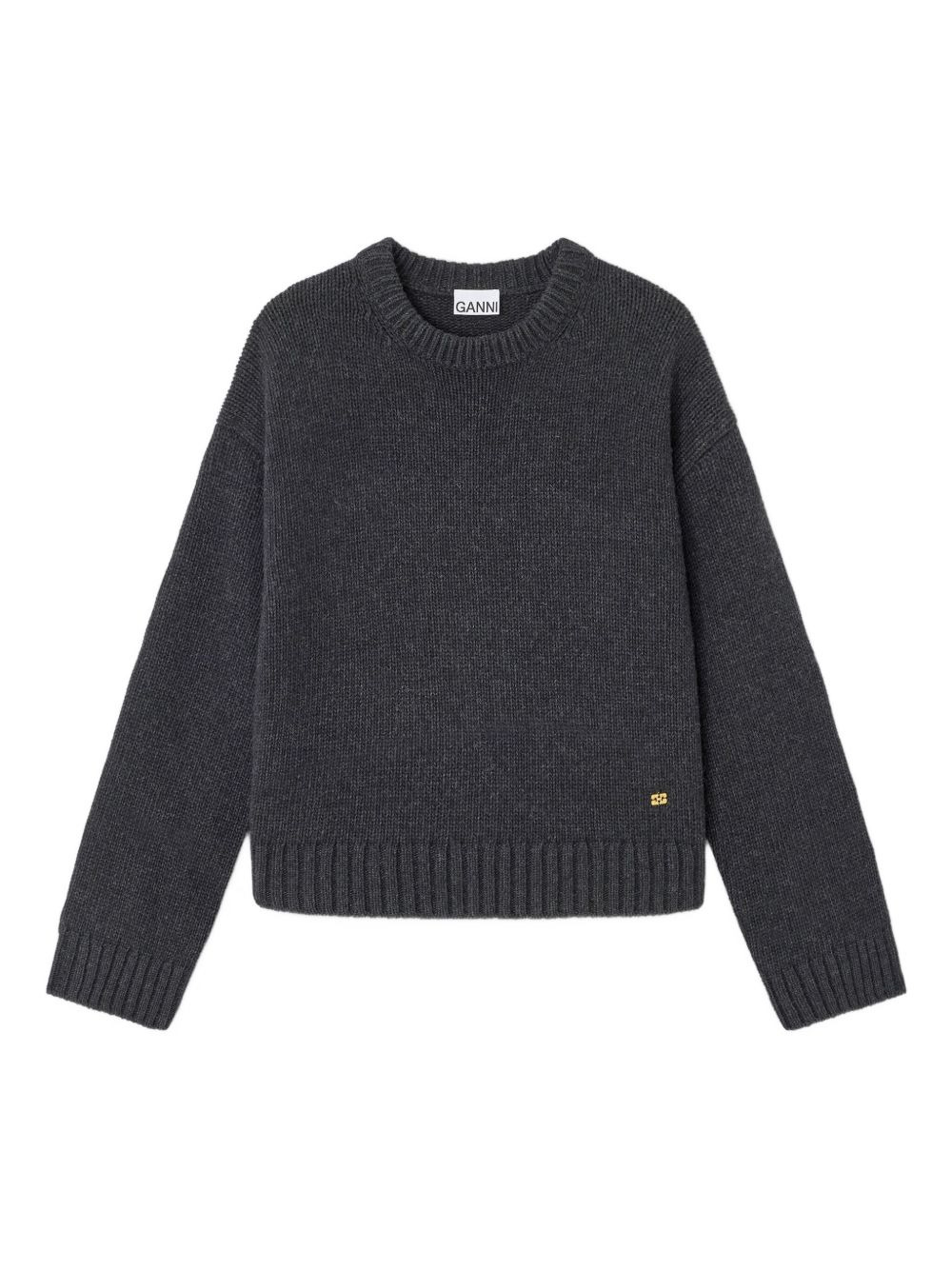 dropped-shoulders sweater - 1