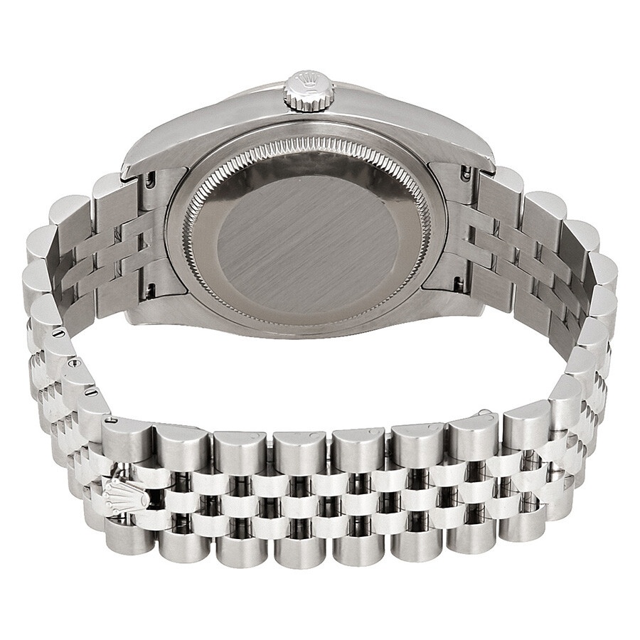 Rolex Oyster Perpetual Datejust 36 Silver Dial Stainless Steel Jubilee Bracelet Automatic Ladies Wat - 3