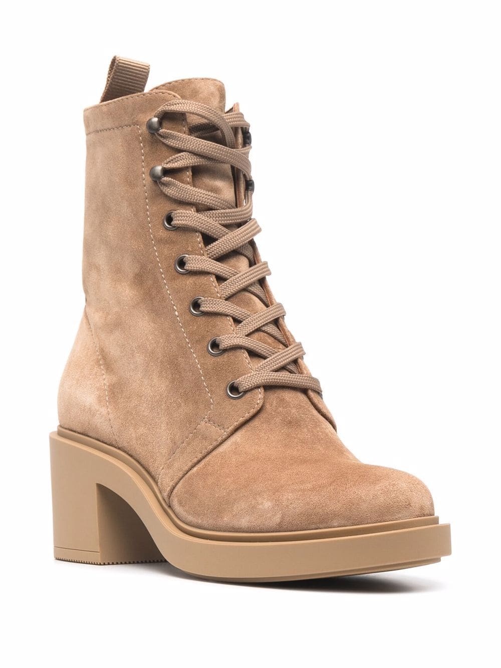 Foster 45mm suede lace-up boots - 2