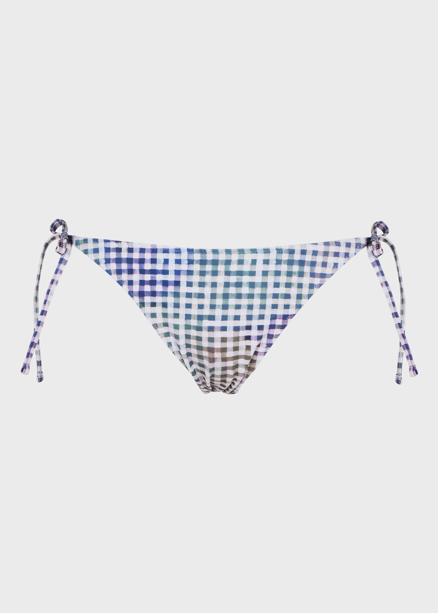 Women's Mauve Check Bikini Set - 5