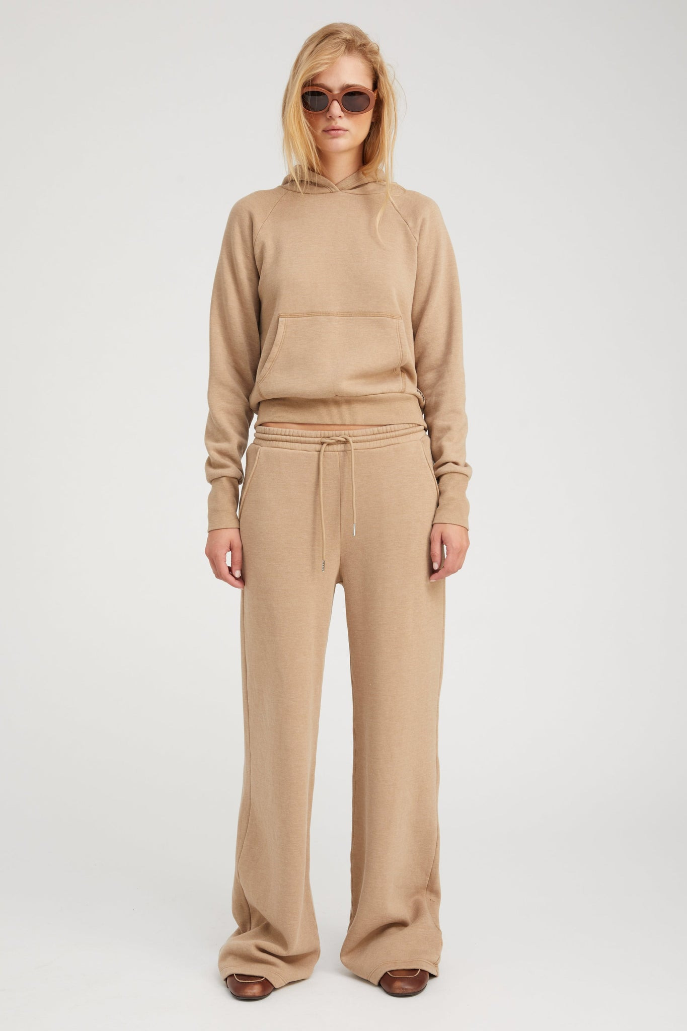 LATTE BAGGY SWEATPANTS - 2