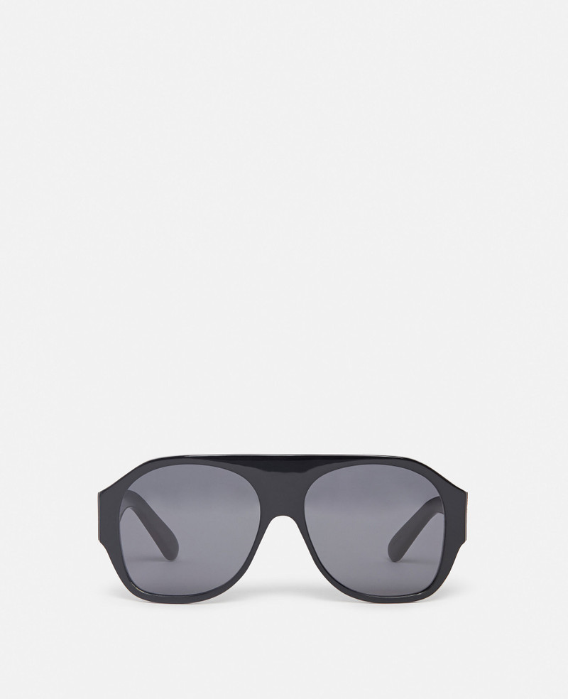 Logo Chunky Aviator Sunglasses 1