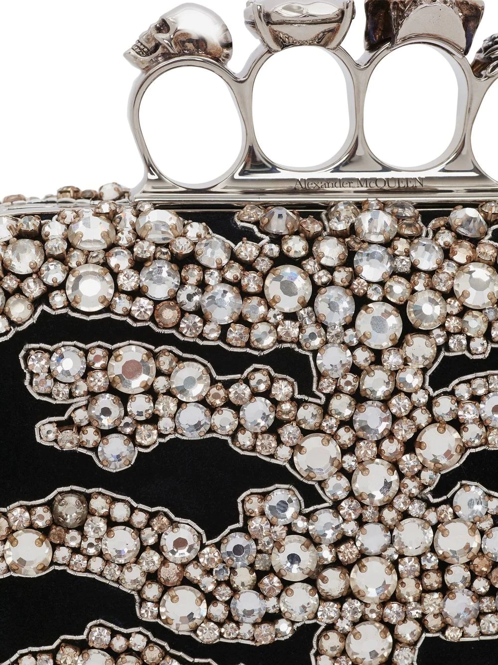 skull knuckleduster clutch bag - 5