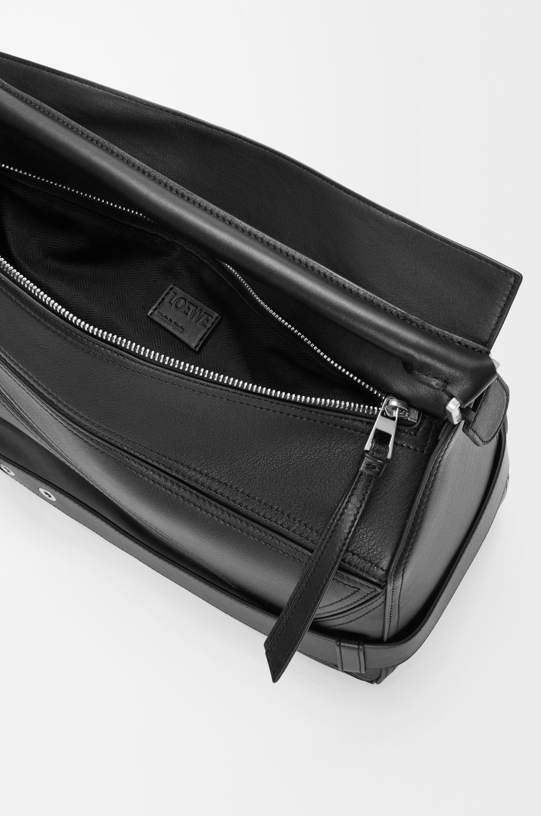 Large Puzzle Biker bag in shiny calfskin - 8