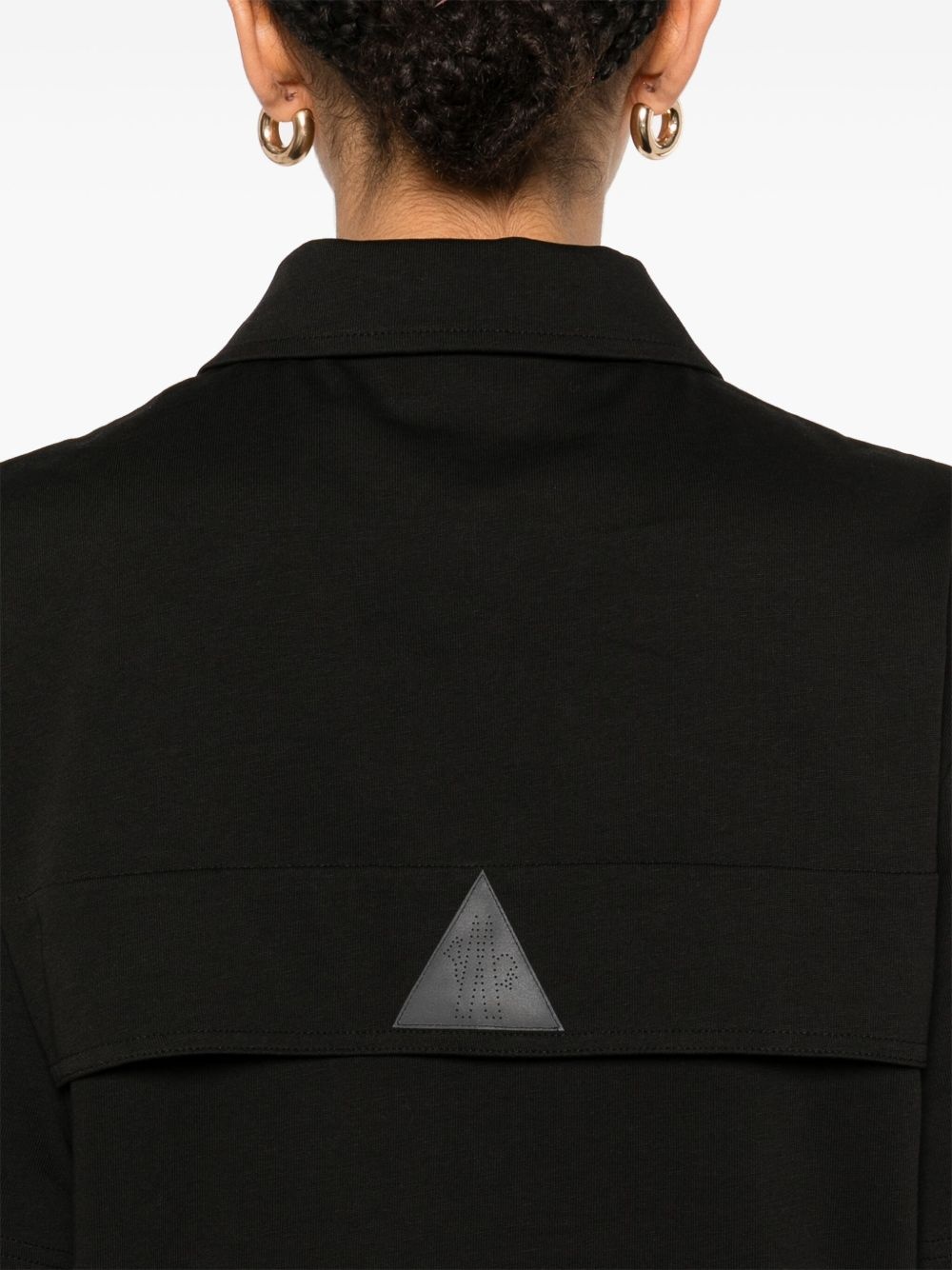 logo-patch cotton polo shirt - 5