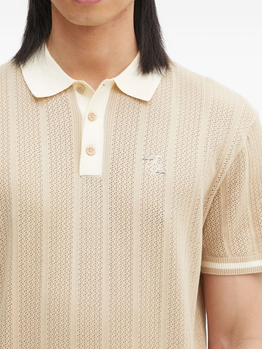 embroidered-logo polo shirt - 5