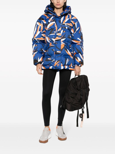 adidas TrueNature floral-print padded jacket outlook