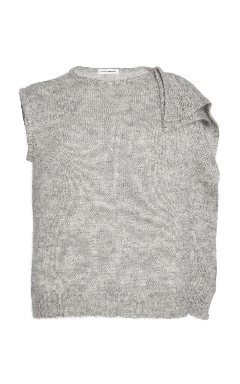 Nota Mohair Vest light grey 1