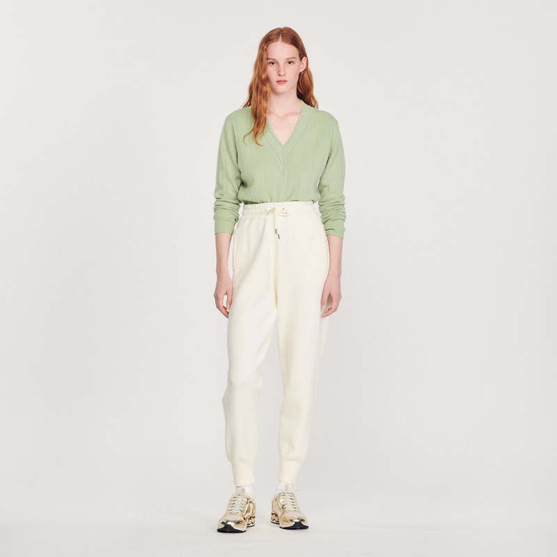 Sandro Knit jogging bottoms outlook