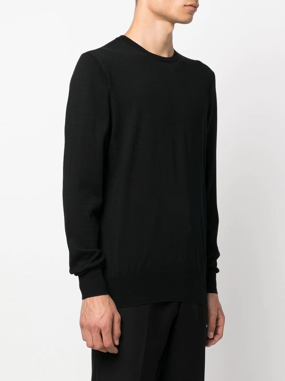 crew-neck virgin wool jumper - 3