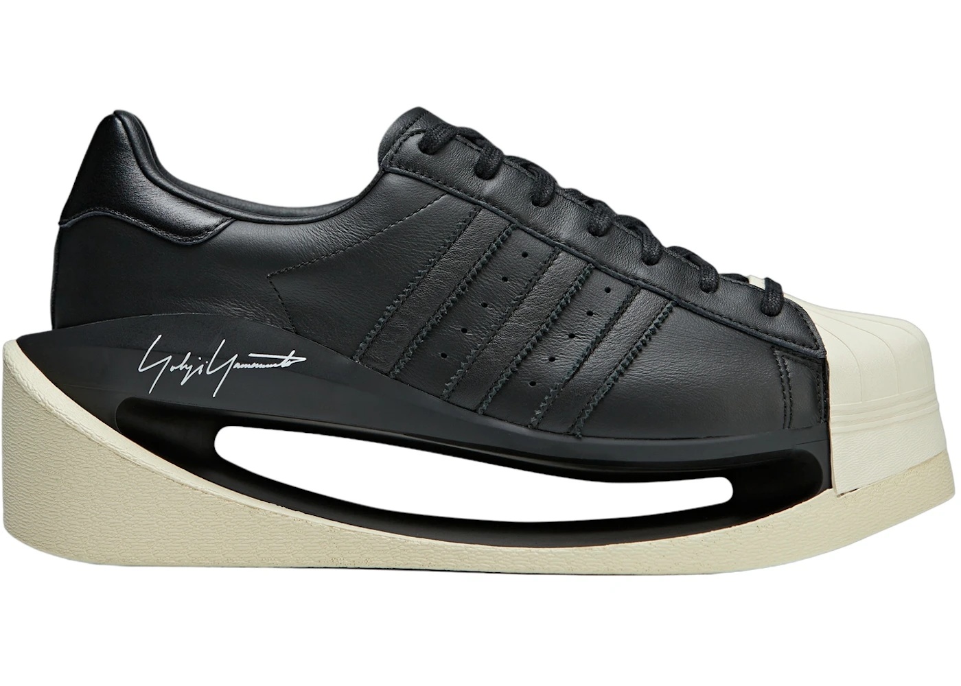 adidas Y-3 Gendo Superstar Black Cream White - 1