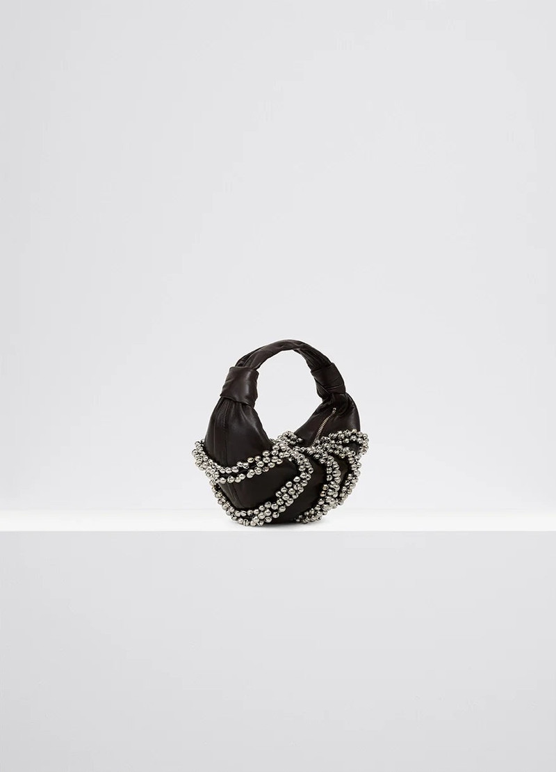 MINI FORTUNE CROISSANT BAG WITH BELLS EMBROIDERIES 3