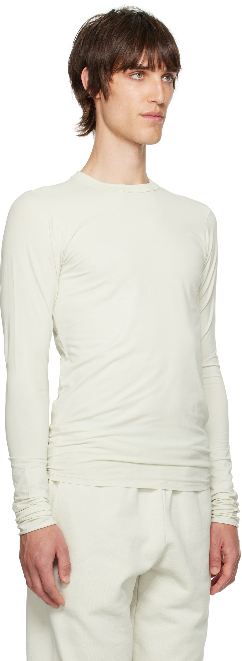 entire studios Off-White Primer Long Sleeve T-shirt | REVERSIBLE