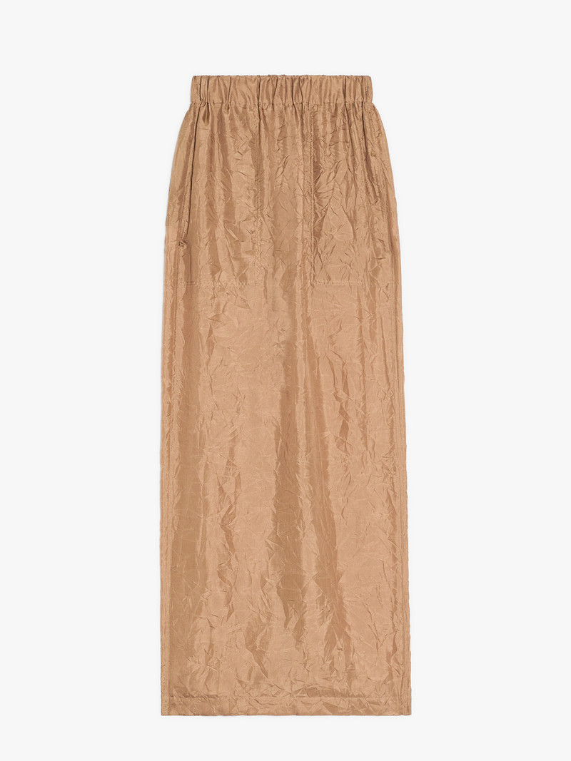 AEROSO1234 Long crushed wool skirt - 1