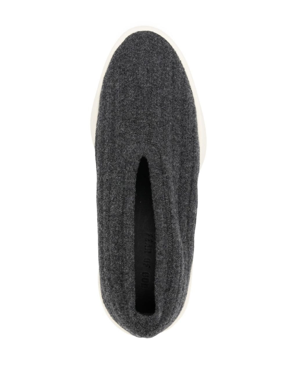 Moc Knit low-top wool slippers - 4