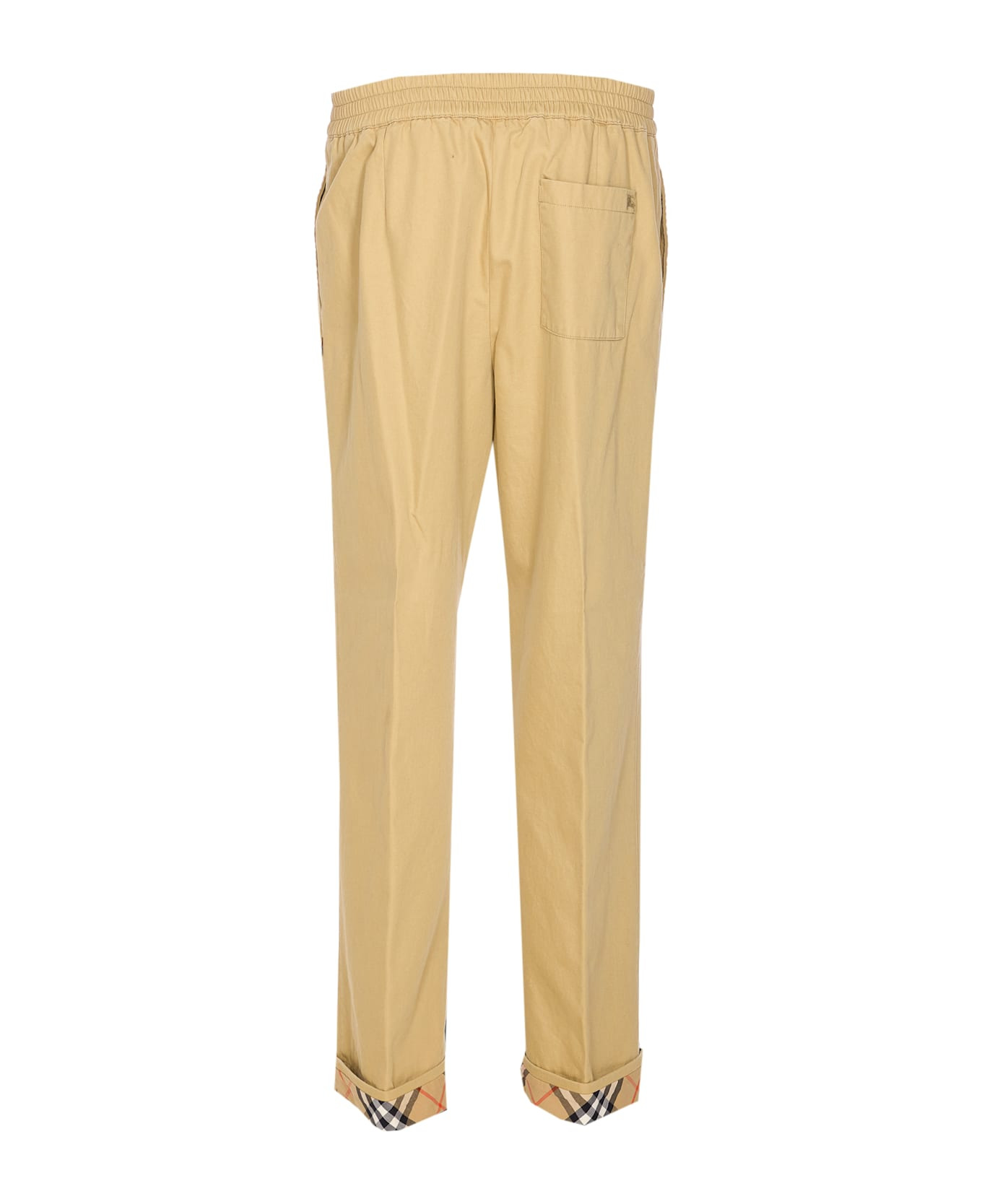 Check Logo Pants - 2