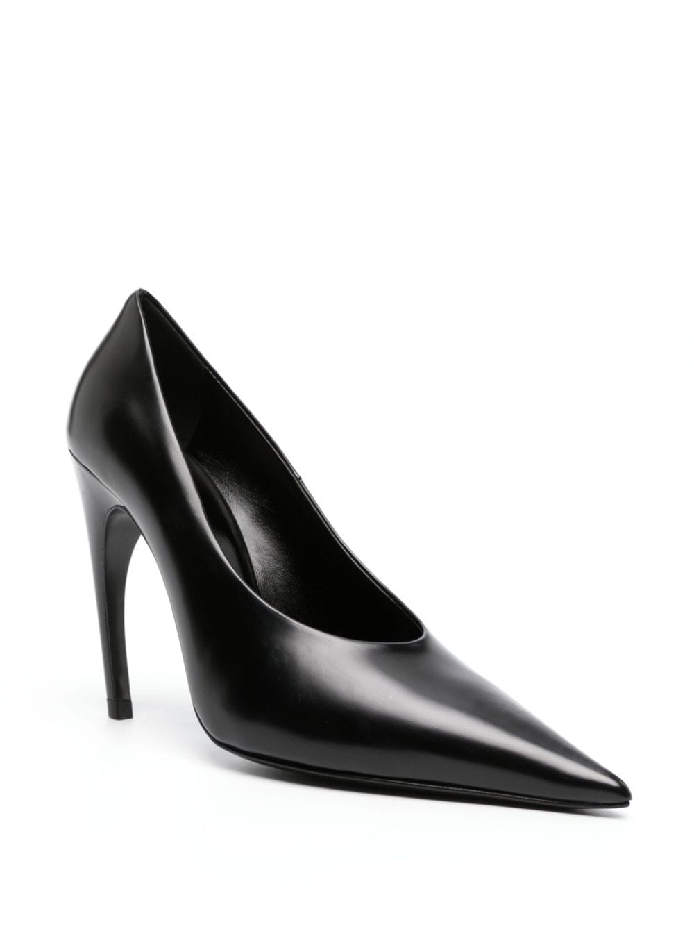 110mm leather pumps - 2