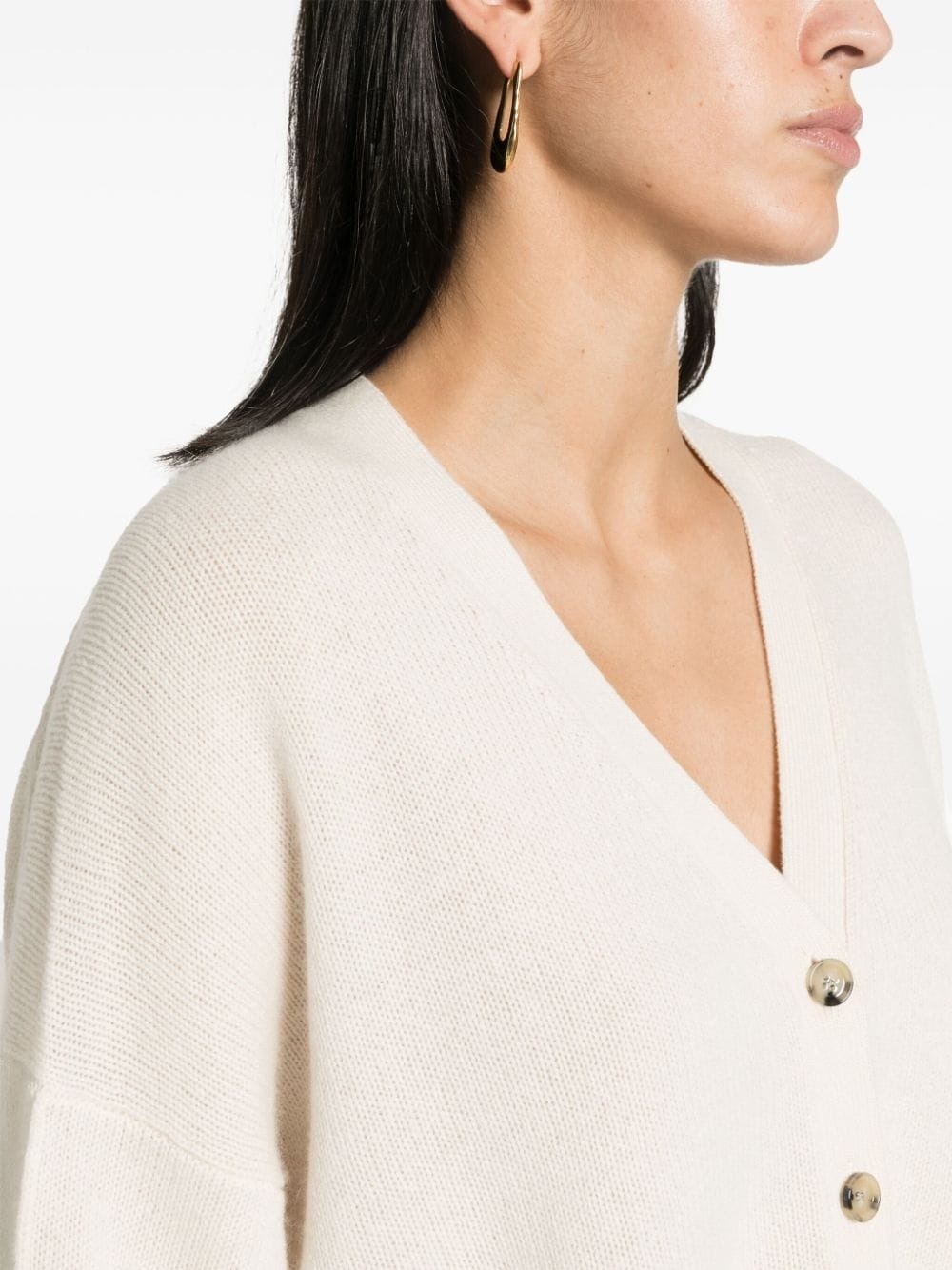 fine-knit cashmere cardigan - 5